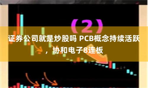 证券公司就是炒股吗 PCB概念持续活跃，协和电子8连板